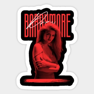 Drew barrymore///original retro Sticker